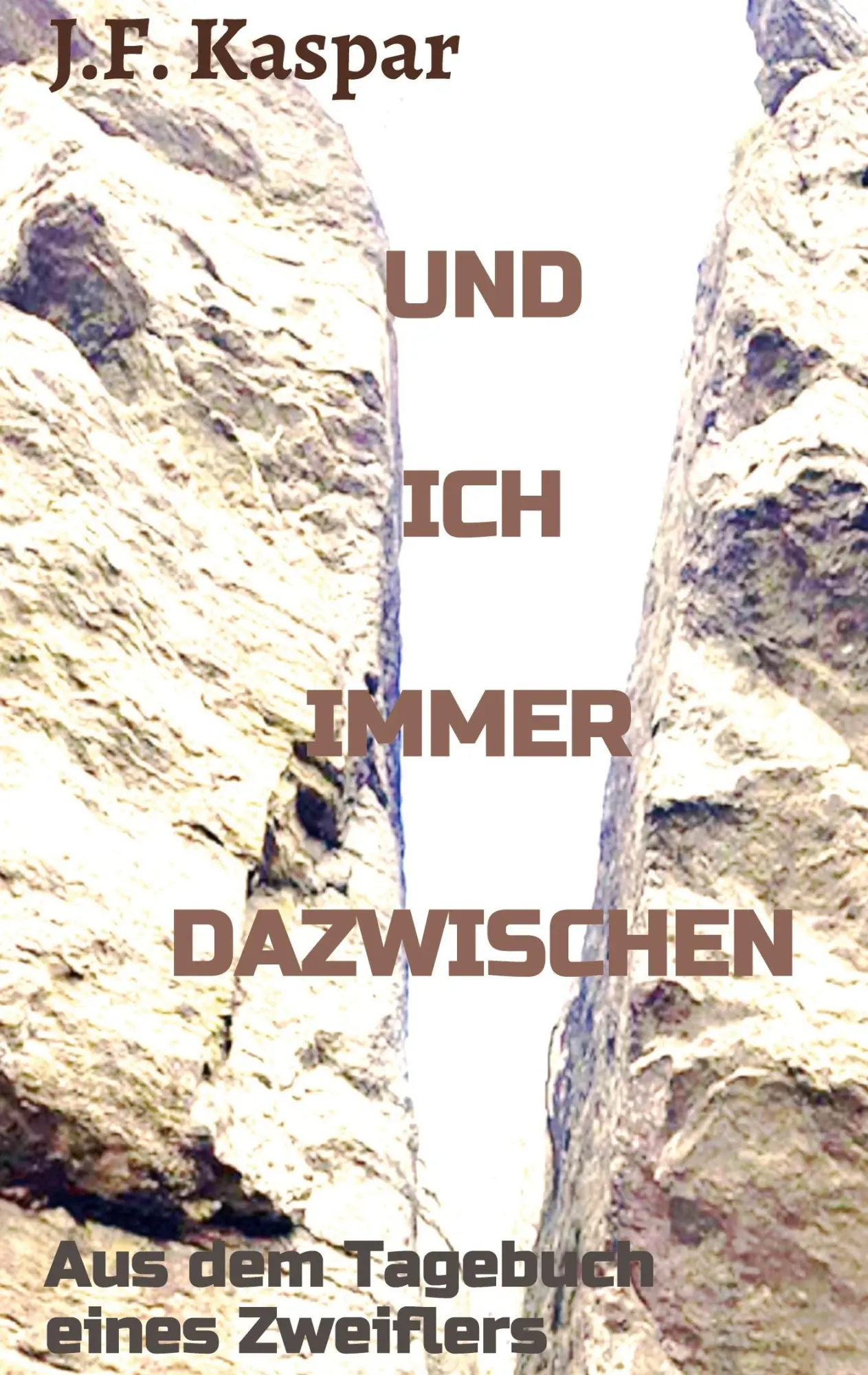Cover: 9783347204331 | Und ich immer dazwischen | Aus dem Tagebuch eines Zweiflers | Kaspar