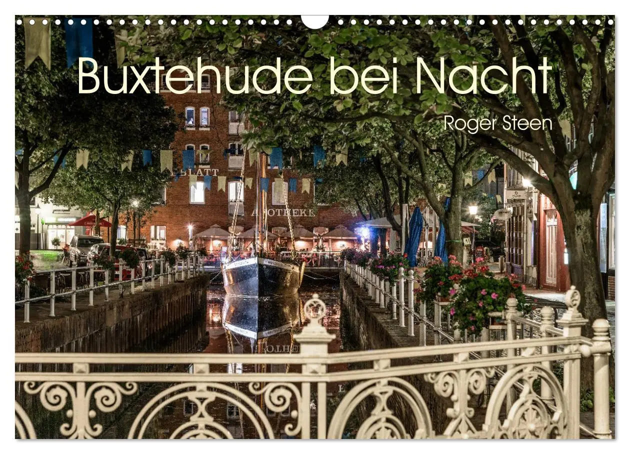Cover: 9783457884331 | Buxtehude bei Nacht (Wandkalender 2026 DIN A3 quer), CALVENDO...
