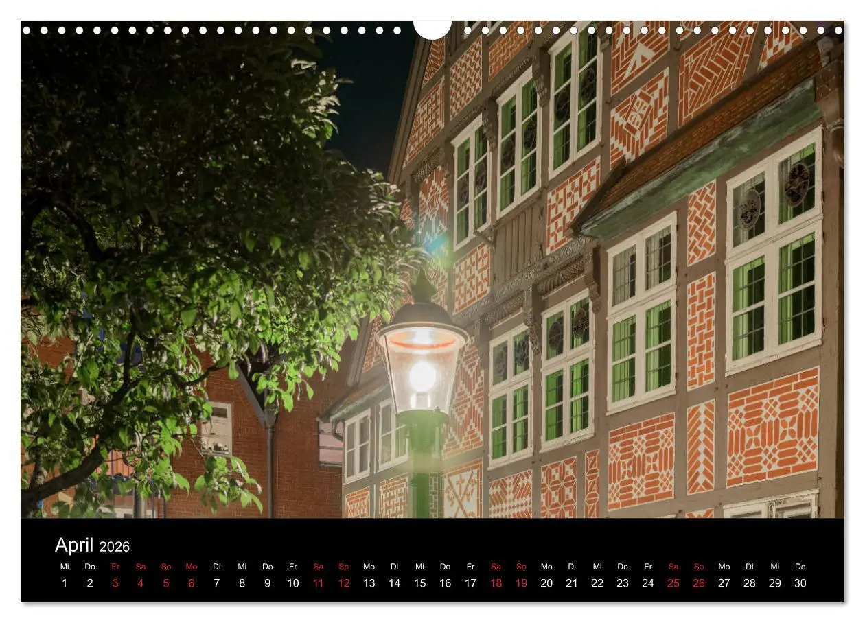 Bild: 9783457884331 | Buxtehude bei Nacht (Wandkalender 2026 DIN A3 quer), CALVENDO...