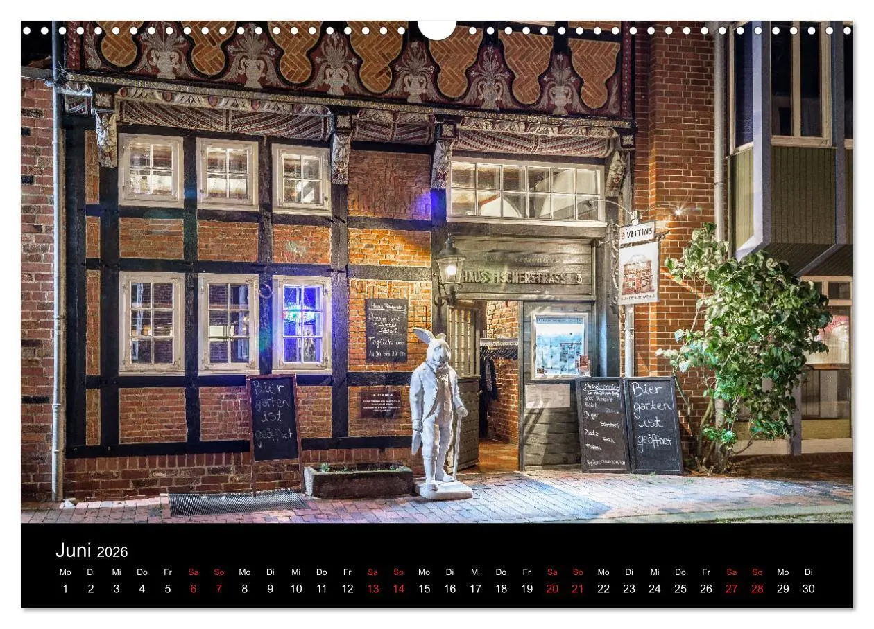 Bild: 9783457884331 | Buxtehude bei Nacht (Wandkalender 2026 DIN A3 quer), CALVENDO...