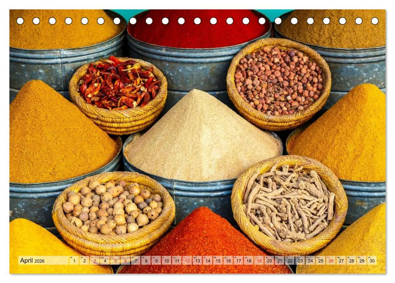 Bild: 9783457954331 | Marokko: Marrakesch, Atlas, Sahara, Fès (Tischkalender 2026 DIN A5...