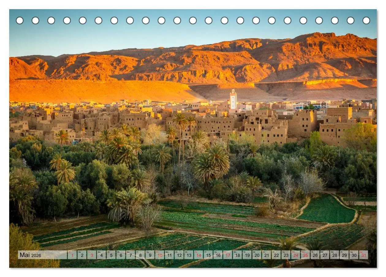 Bild: 9783457954331 | Marokko: Marrakesch, Atlas, Sahara, Fès (Tischkalender 2026 DIN A5...