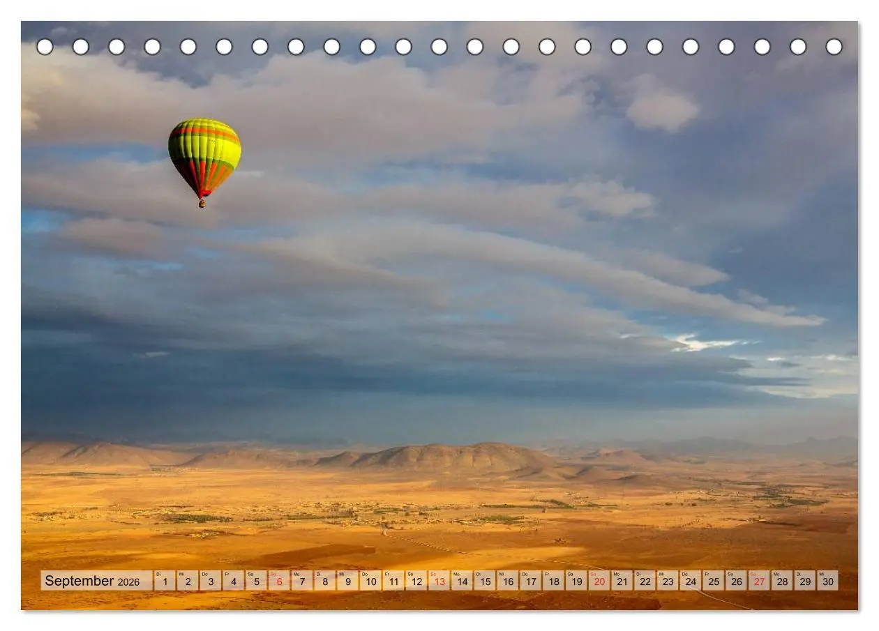 Bild: 9783457954331 | Marokko: Marrakesch, Atlas, Sahara, Fès (Tischkalender 2026 DIN A5...