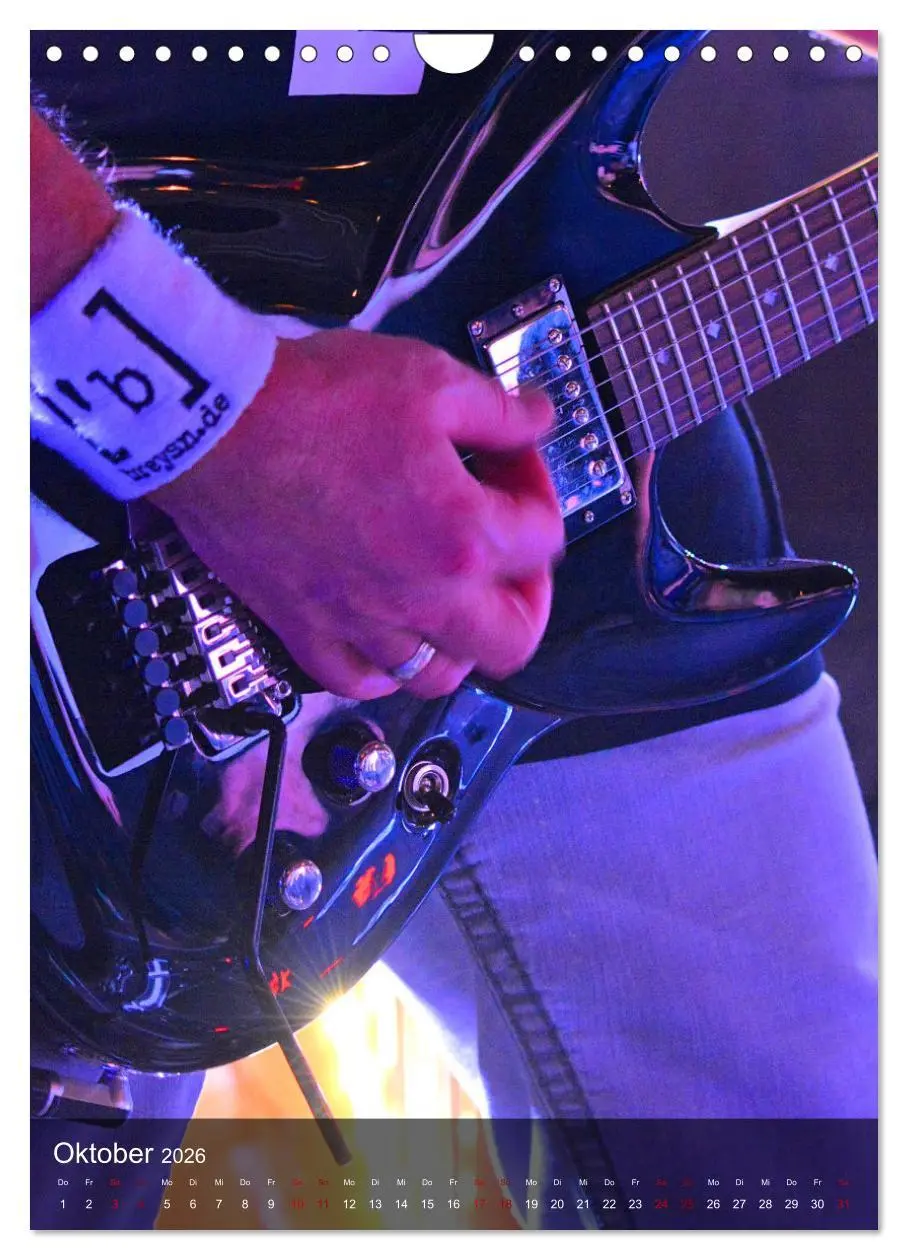 Bild: 9783516354331 | Rockgitarren in Concert (Wandkalender 2026 DIN A4 hoch), CALVENDO...