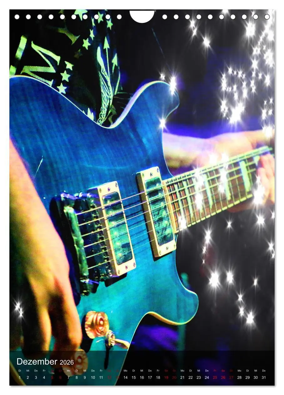 Bild: 9783516354331 | Rockgitarren in Concert (Wandkalender 2026 DIN A4 hoch), CALVENDO...