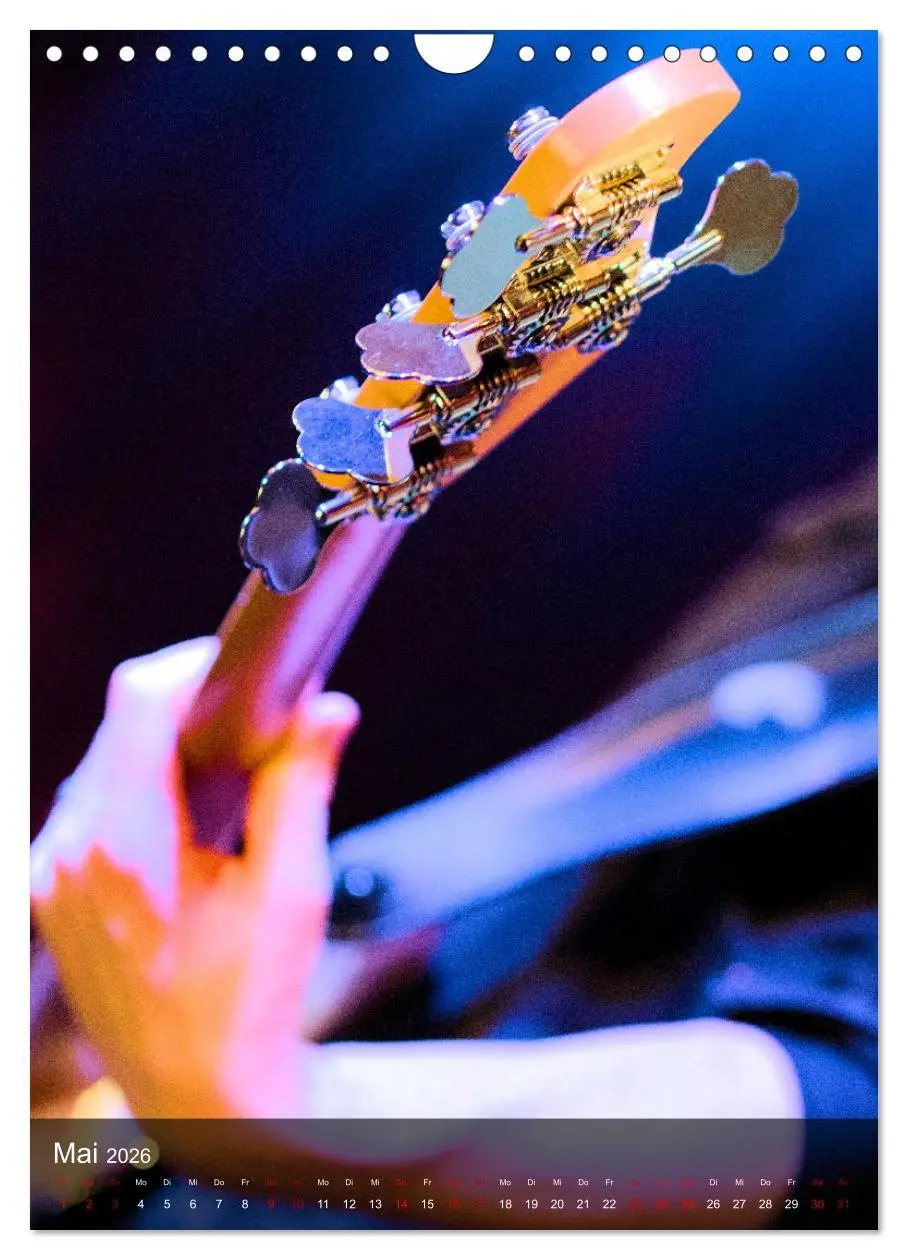 Bild: 9783516354331 | Rockgitarren in Concert (Wandkalender 2026 DIN A4 hoch), CALVENDO...