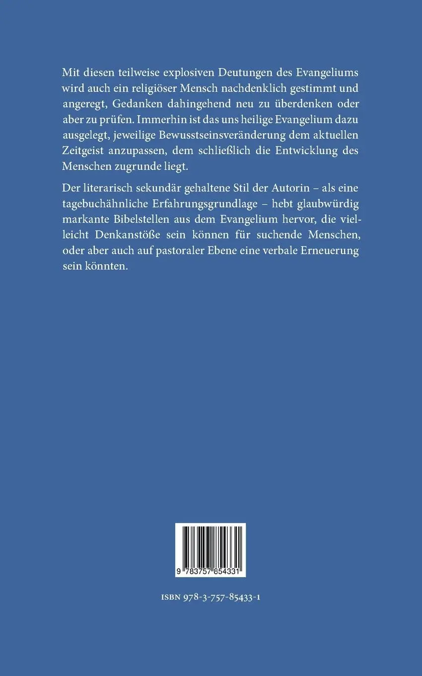 Rückseite: 9783757854331 | Die Stimme des Anderen | Ein göttliches Abenteuer | Jutta Giebelhausen