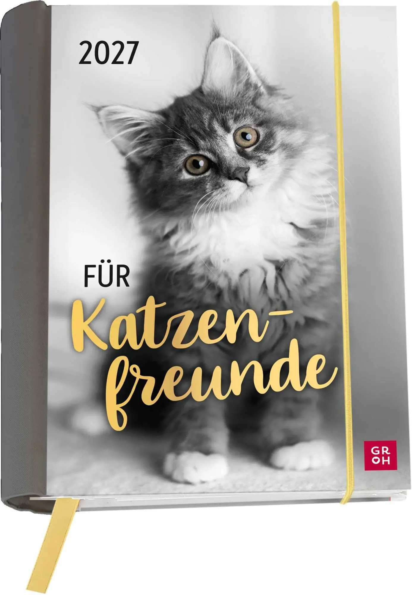 Cover: 4036442014431 | Buchkalender 2027: Für Katzenfreunde | Groh Verlag | Kalender | 144 S.