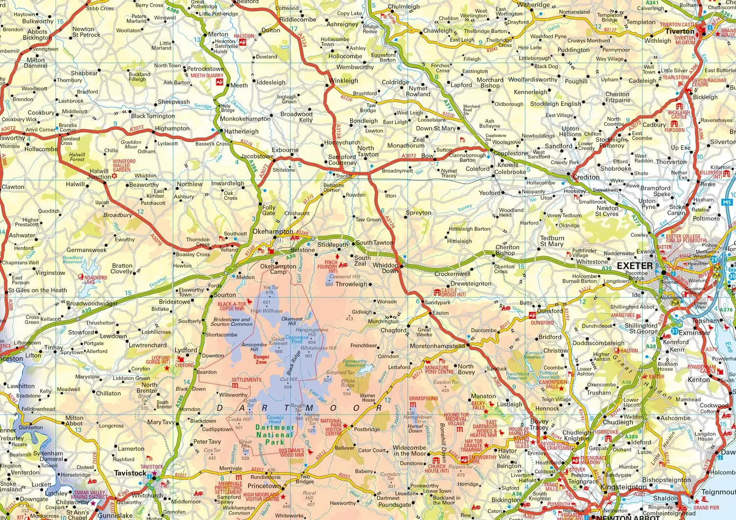Bild: 9780008604431 | Devon A-Z Visitors Map | A-Z Maps | (Land-)Karte | Karte/Landkarte