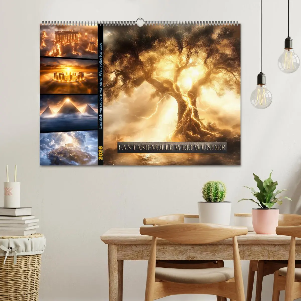 Bild: 9783457254431 | Fantasievolle Weltwunder (Wandkalender 2026 DIN A2 quer), CALVENDO...