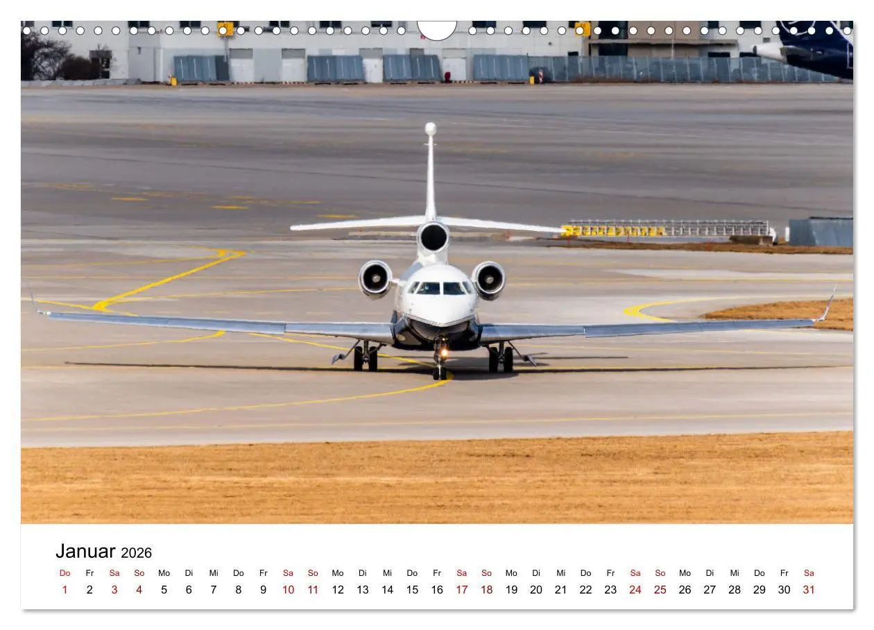 Bild: 9783457324431 | Die Welt der Privatjets (Wandkalender 2026 DIN A3 quer), CALVENDO...