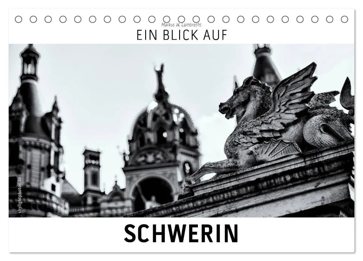 Cover: 9783457874431 | Ein Blick auf Schwerin (Tischkalender 2026 DIN A5 quer), CALVENDO...