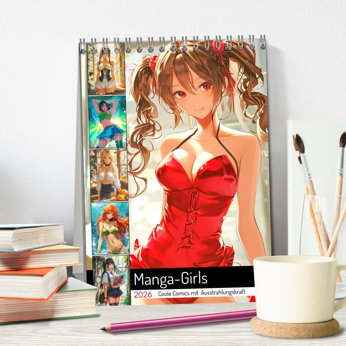 Bild: 9783516274431 | Manga-Girls. Coole Comics mit Ausstrahlungskraft (Tischkalender...