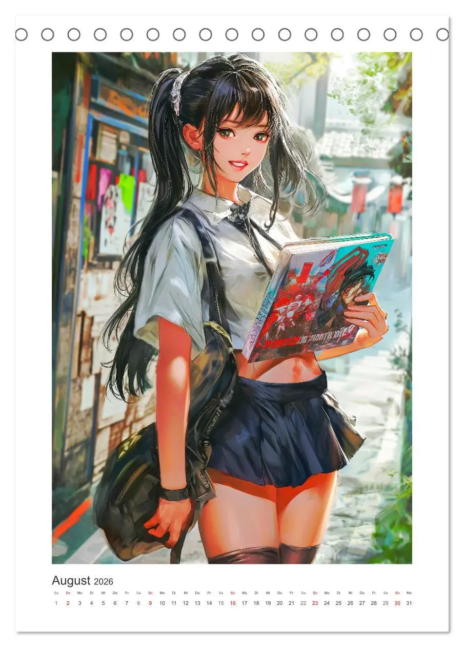 Bild: 9783516274431 | Manga-Girls. Coole Comics mit Ausstrahlungskraft (Tischkalender...