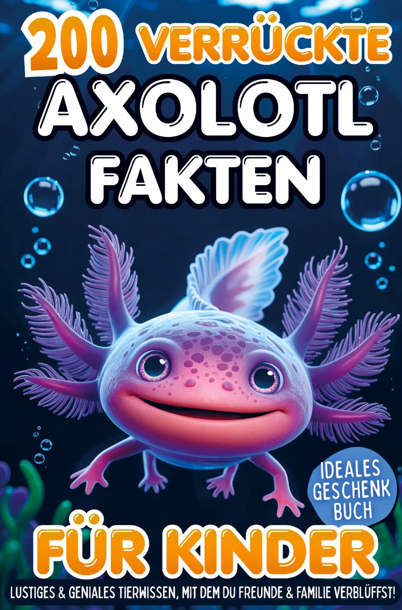 Cover: 9789403884431 | 200 verrückte Axolotl Fakten für Kinder - Lustiges &amp; geniales...