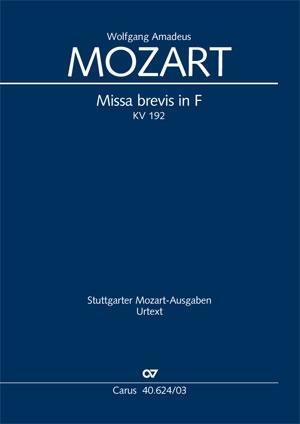 Cover: 9790007084431 | Missa brevis in F (Klavierauszug) | Wolfgang Amadeus Mozart | Buch
