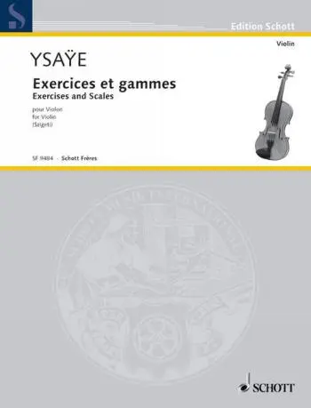 Cover: 9790543504431 | Exercises and Scales | Daily practice | Eugène Ysaye | Buch
