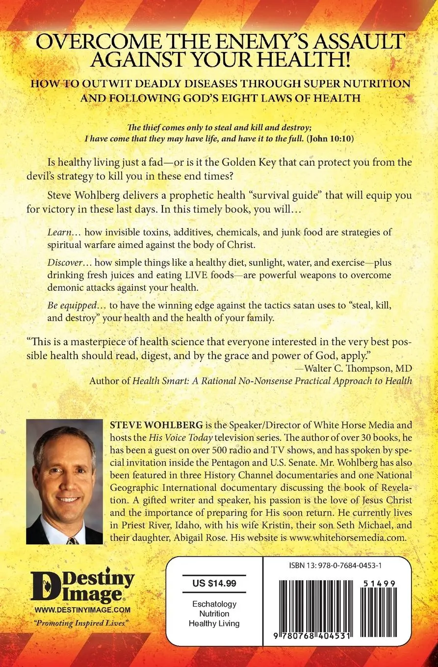 Rückseite: 9780768404531 | End Times Health War | Steve Wohlberg | Taschenbuch | Englisch | 2014