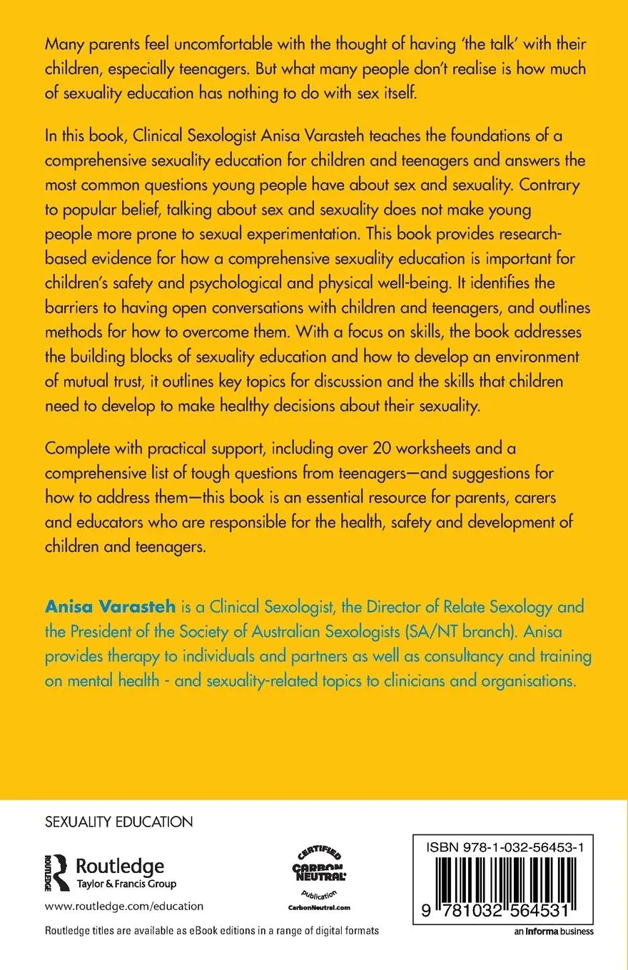 Rückseite: 9781032564531 | Raising Sexually Intelligent Kids | Anisa Varasteh | Taschenbuch