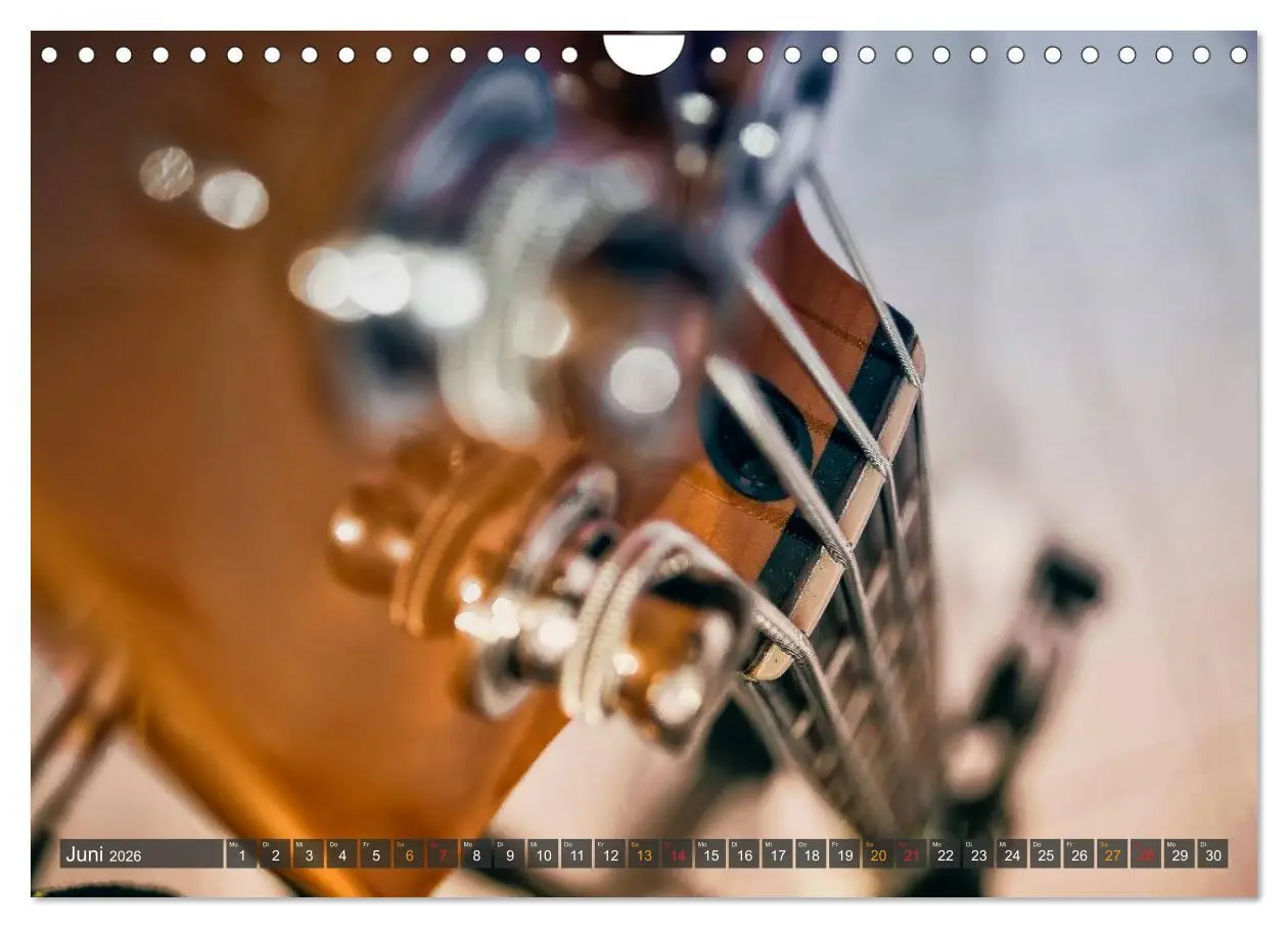 Bild: 9783516024531 | Bassgitarren - einfach cool (Wandkalender 2026 DIN A4 quer),...