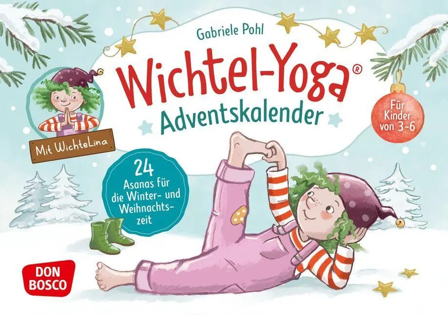 Cover: 4260694924631 | Wichtel-Yoga-Adventskalender. 24 Asanas für die Winter- und...