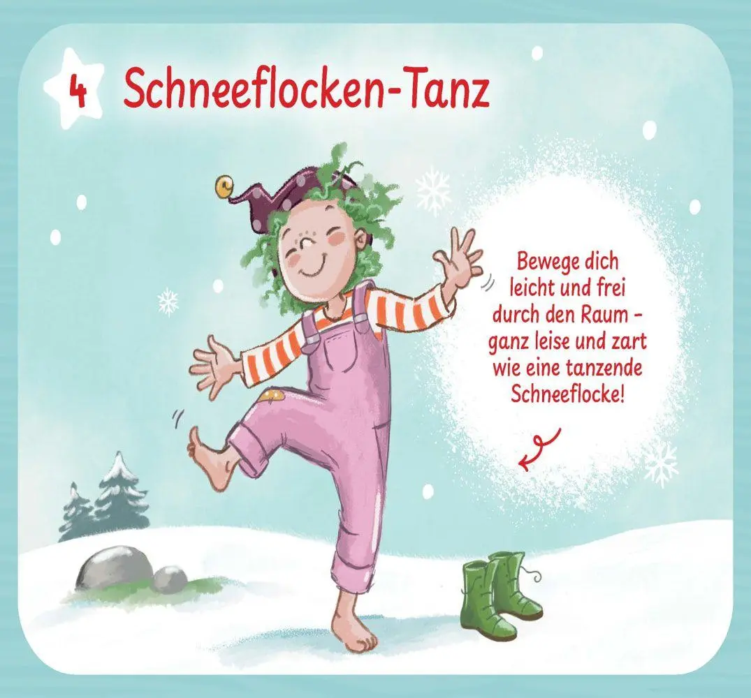 Bild: 4260694924631 | Wichtel-Yoga-Adventskalender. 24 Asanas für die Winter- und...