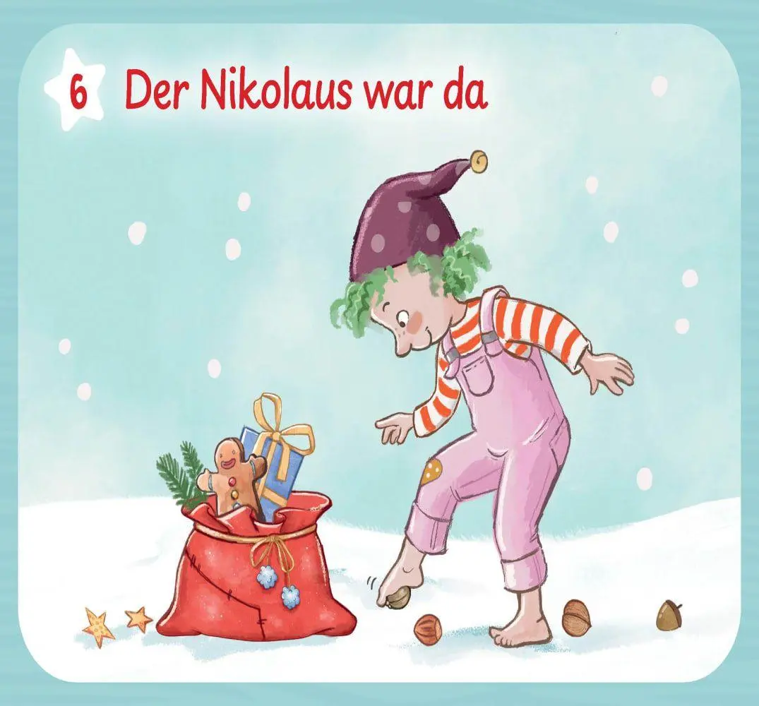 Bild: 4260694924631 | Wichtel-Yoga-Adventskalender. 24 Asanas für die Winter- und...