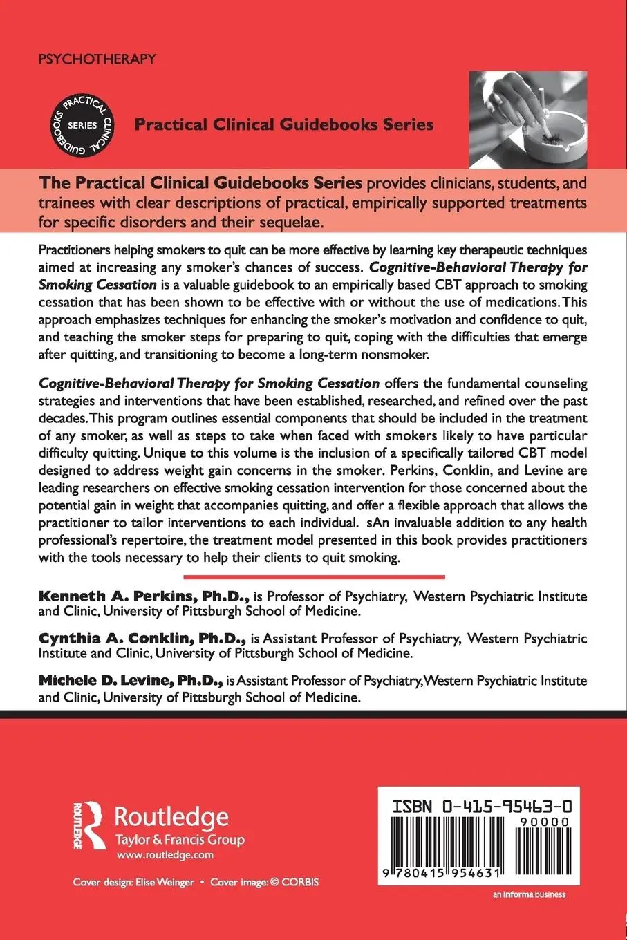 Rückseite: 9780415954631 | Cognitive-Behavioral Therapy for Smoking Cessation | Perkins (u. a.)