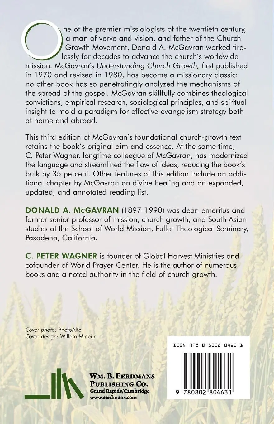 Rückseite: 9780802804631 | Understanding Church Growth (Revised) | Donald A McGavran | Buch