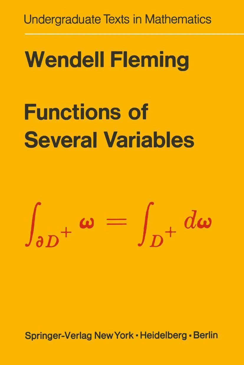 Cover: 9781468494631 | Functions of Several Variables | Wendell Fleming | Taschenbuch | xii
