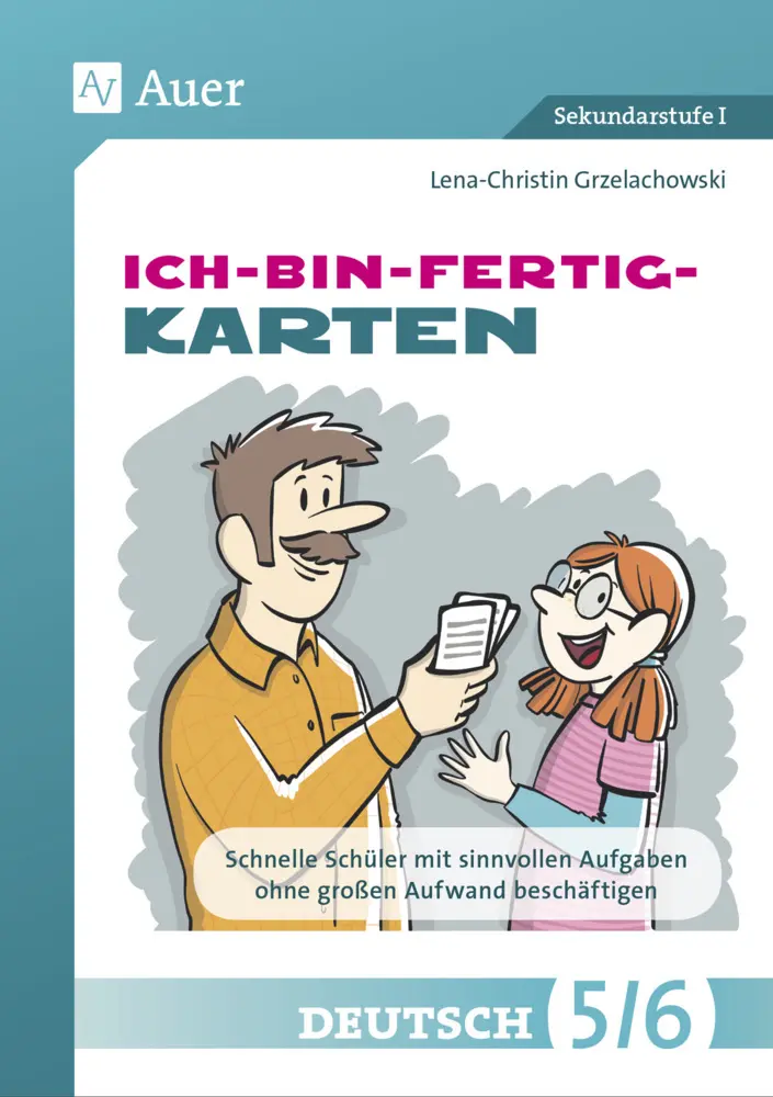 Cover: 9783403084631 | Ich-bin-fertig-Karten Deutsch Klassen 5/6 | Grzelachowski | Box | 2020