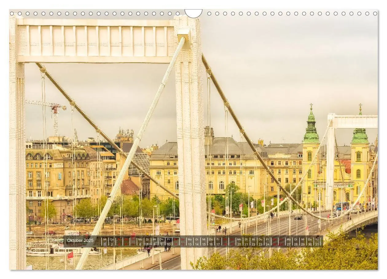 Bild: 9783435144631 | Budapest - Die Stadt an der Donau (Wandkalender 2025 DIN A3 quer),...