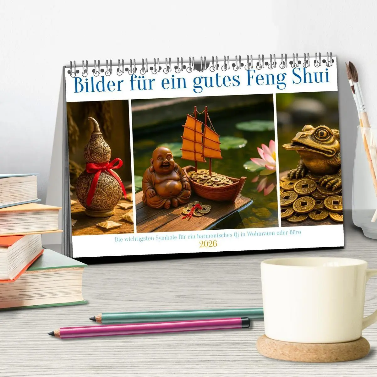 Bild: 9783516704631 | Bilder für ein gutes Feng Shui (Tischkalender 2026 DIN A5 quer),...