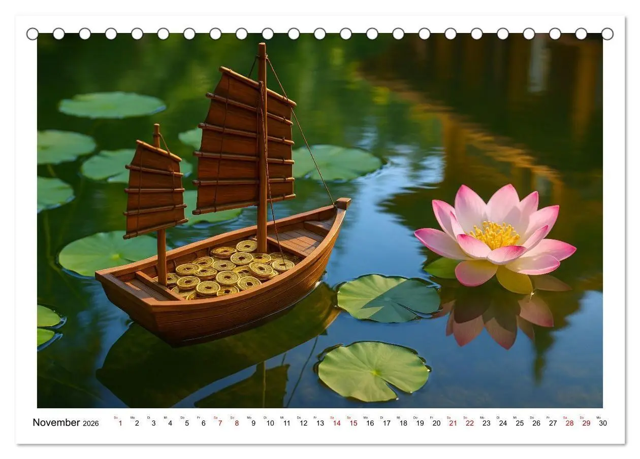 Bild: 9783516704631 | Bilder für ein gutes Feng Shui (Tischkalender 2026 DIN A5 quer),...