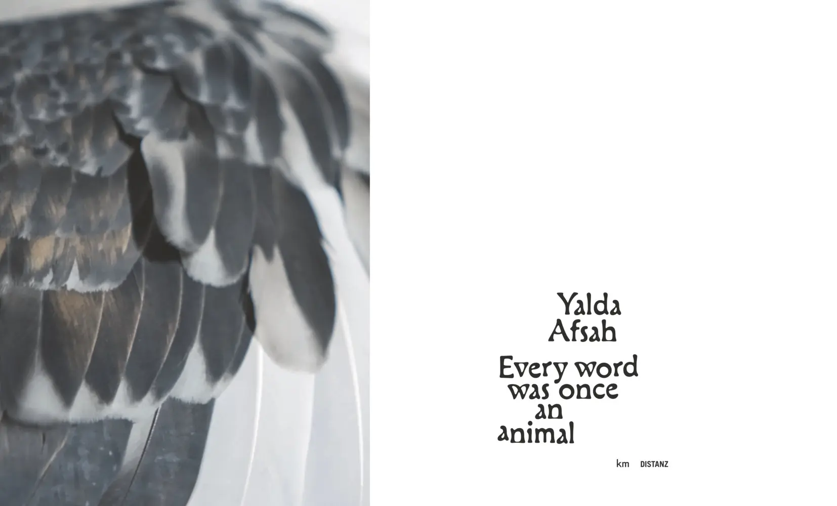 Bild: 9783954764631 | Every word was once an animal | (Deutsch/Englisch) | Yalda Afsah