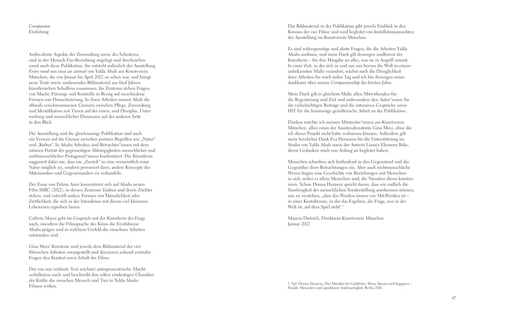Bild: 9783954764631 | Every word was once an animal | (Deutsch/Englisch) | Yalda Afsah