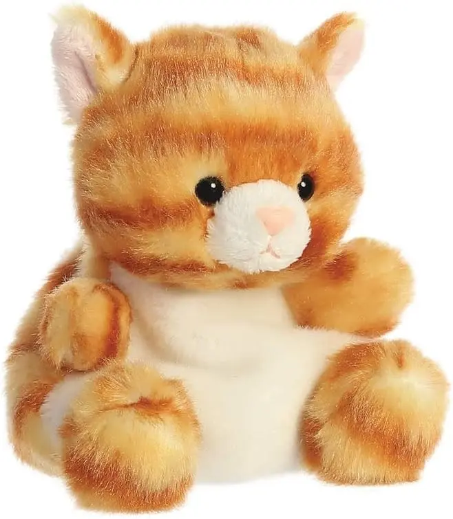 Cover: 5034566334731 | Aurora 33473 - Palm Pals Katze Meow Kitty, orange, Plüschtier, 13 cm
