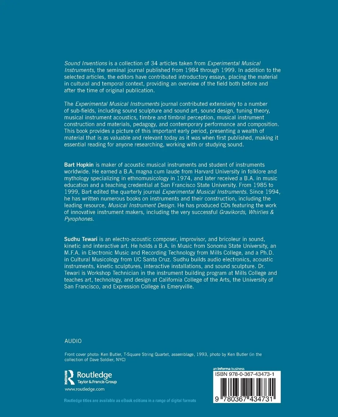 Rückseite: 9780367434731 | Sound Inventions | Bart Hopkin (u. a.) | Taschenbuch | Englisch | 2021