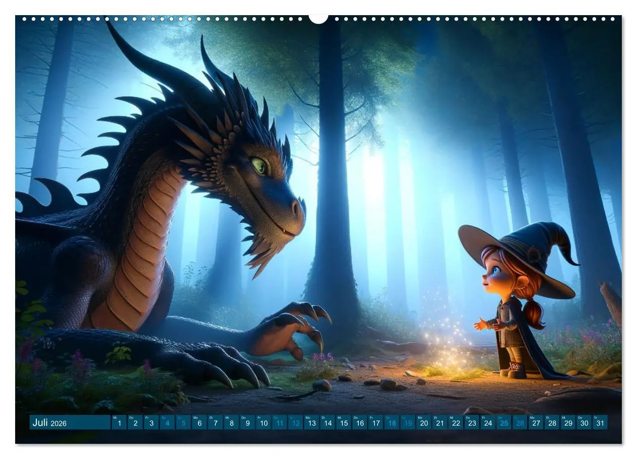 Bild: 9783457464731 | Hexenwelten: Ein Jahr voller Magie und Mysterien (Wandkalender 2026...