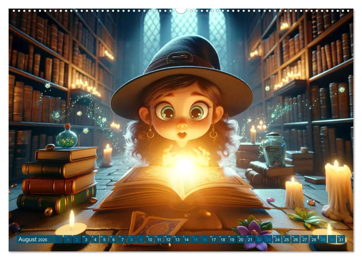 Bild: 9783457464731 | Hexenwelten: Ein Jahr voller Magie und Mysterien (Wandkalender 2026...