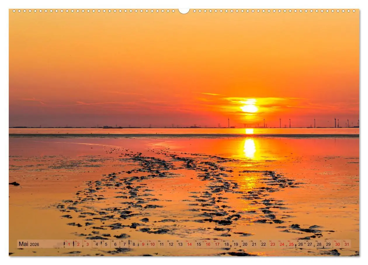 Bild: 9783457604731 | Nordsee - Sehnsuchtskalender zu Strand und Meer (Wandkalender 2026...