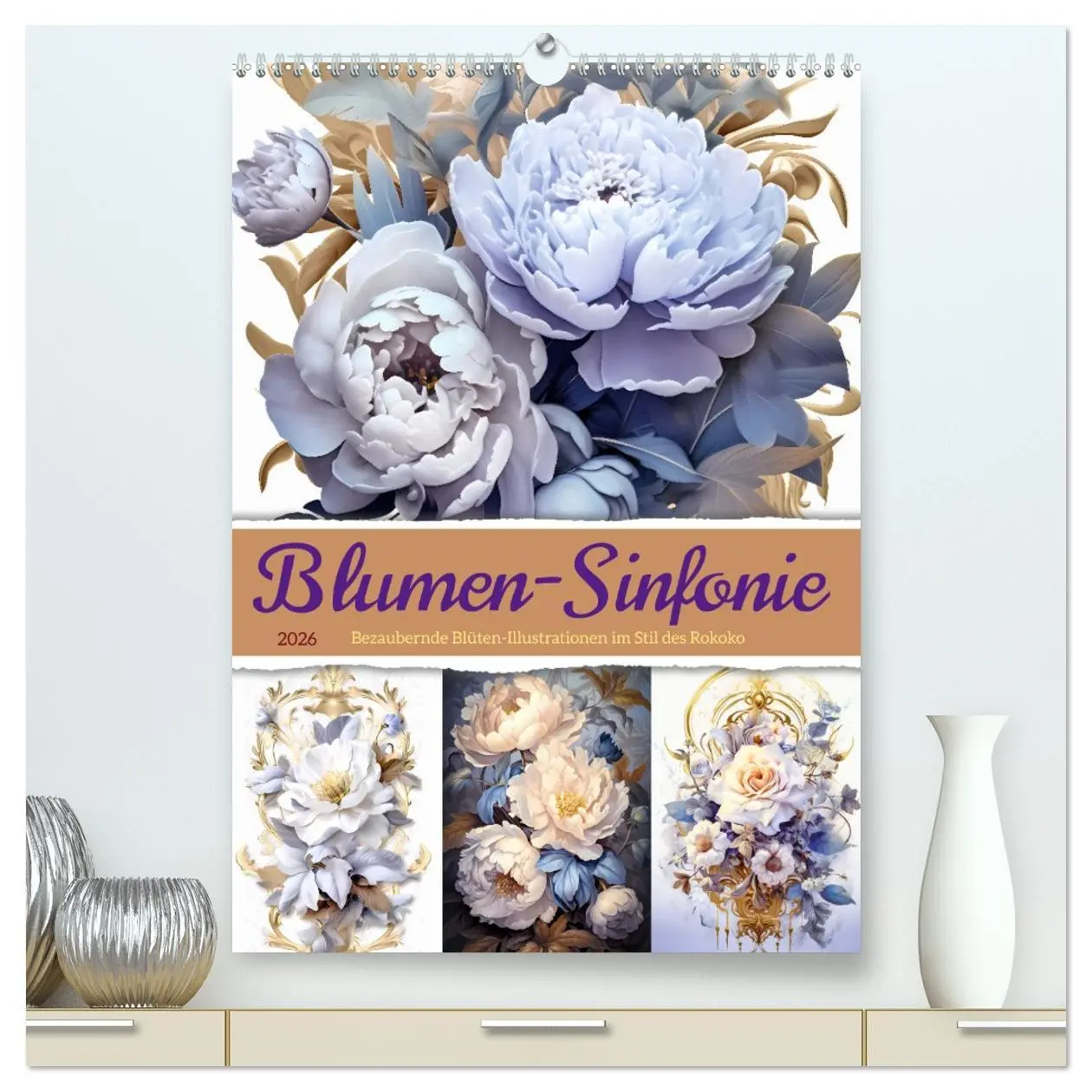 Cover: 9783516314731 | Blumen-Sinfonie (hochwertiger Premium Wandkalender 2026 DIN A2...