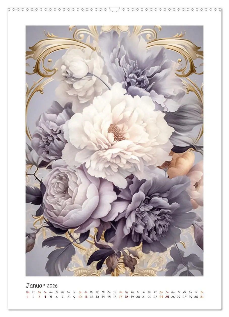Bild: 9783516314731 | Blumen-Sinfonie (hochwertiger Premium Wandkalender 2026 DIN A2...