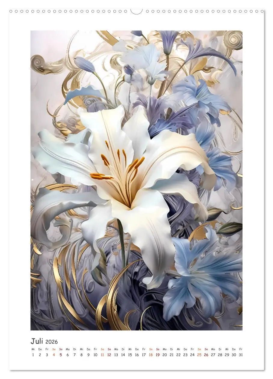 Bild: 9783516314731 | Blumen-Sinfonie (hochwertiger Premium Wandkalender 2026 DIN A2...