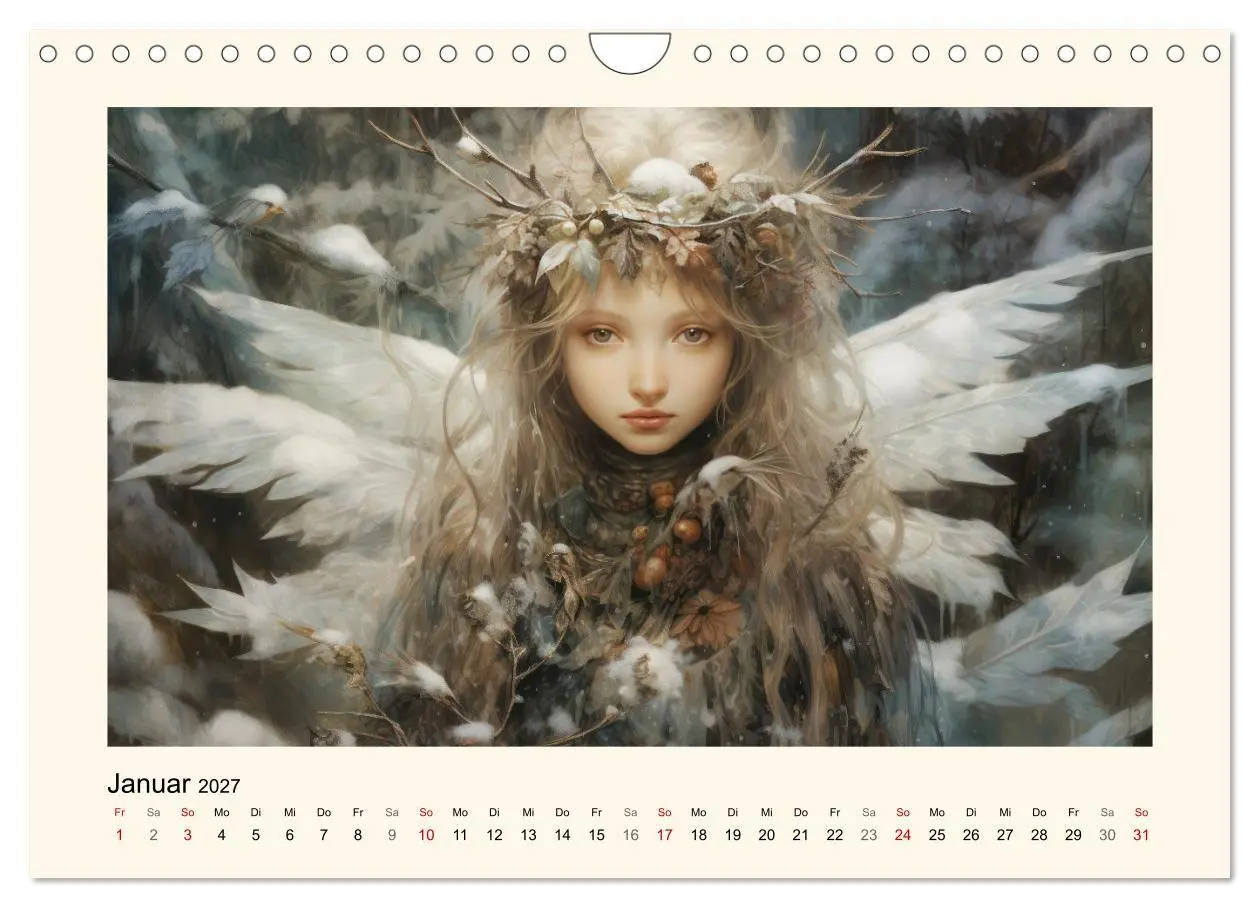 Bild: 9783569194731 | Feenglanz (Wandkalender 2027 DIN A4 quer), CALVENDO Monatskalender
