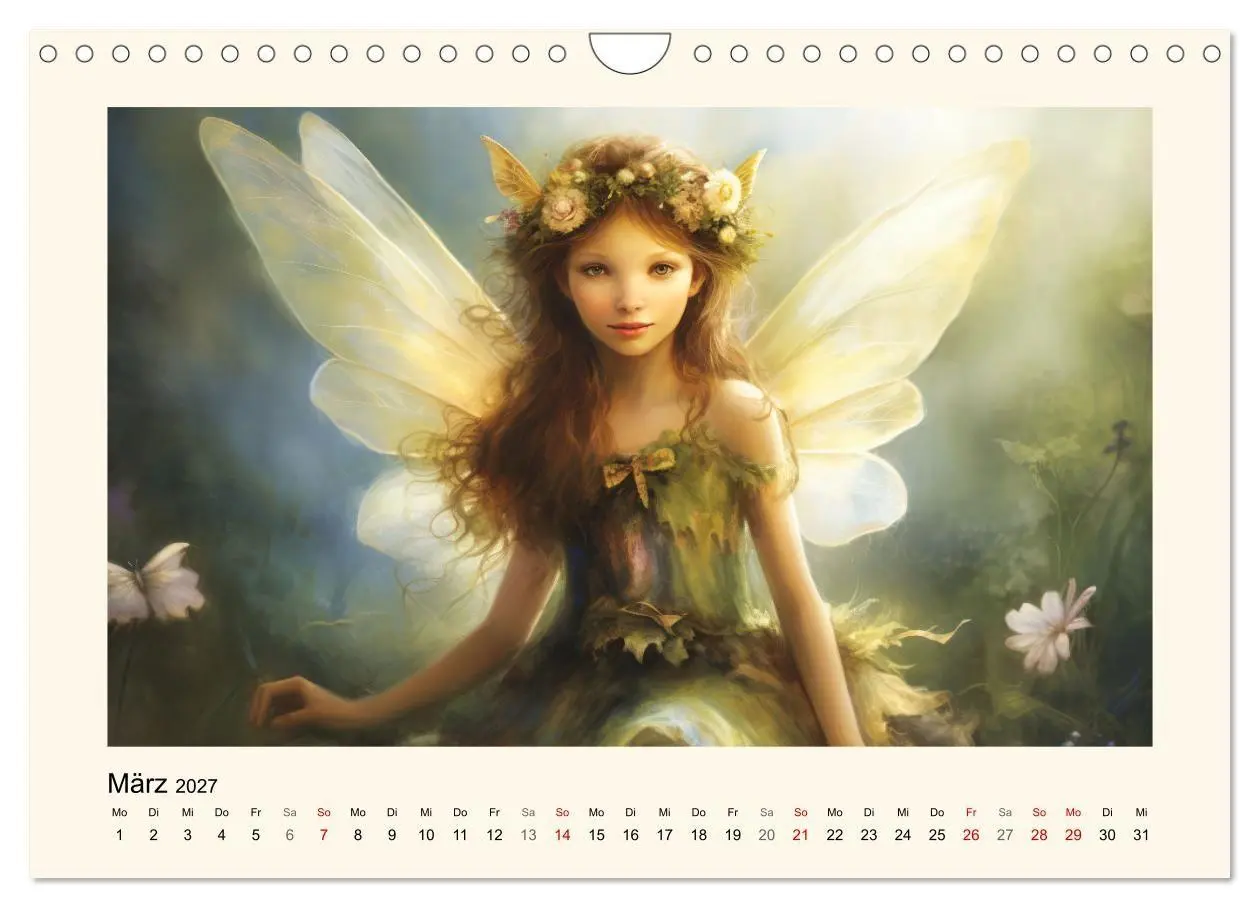 Bild: 9783569194731 | Feenglanz (Wandkalender 2027 DIN A4 quer), CALVENDO Monatskalender