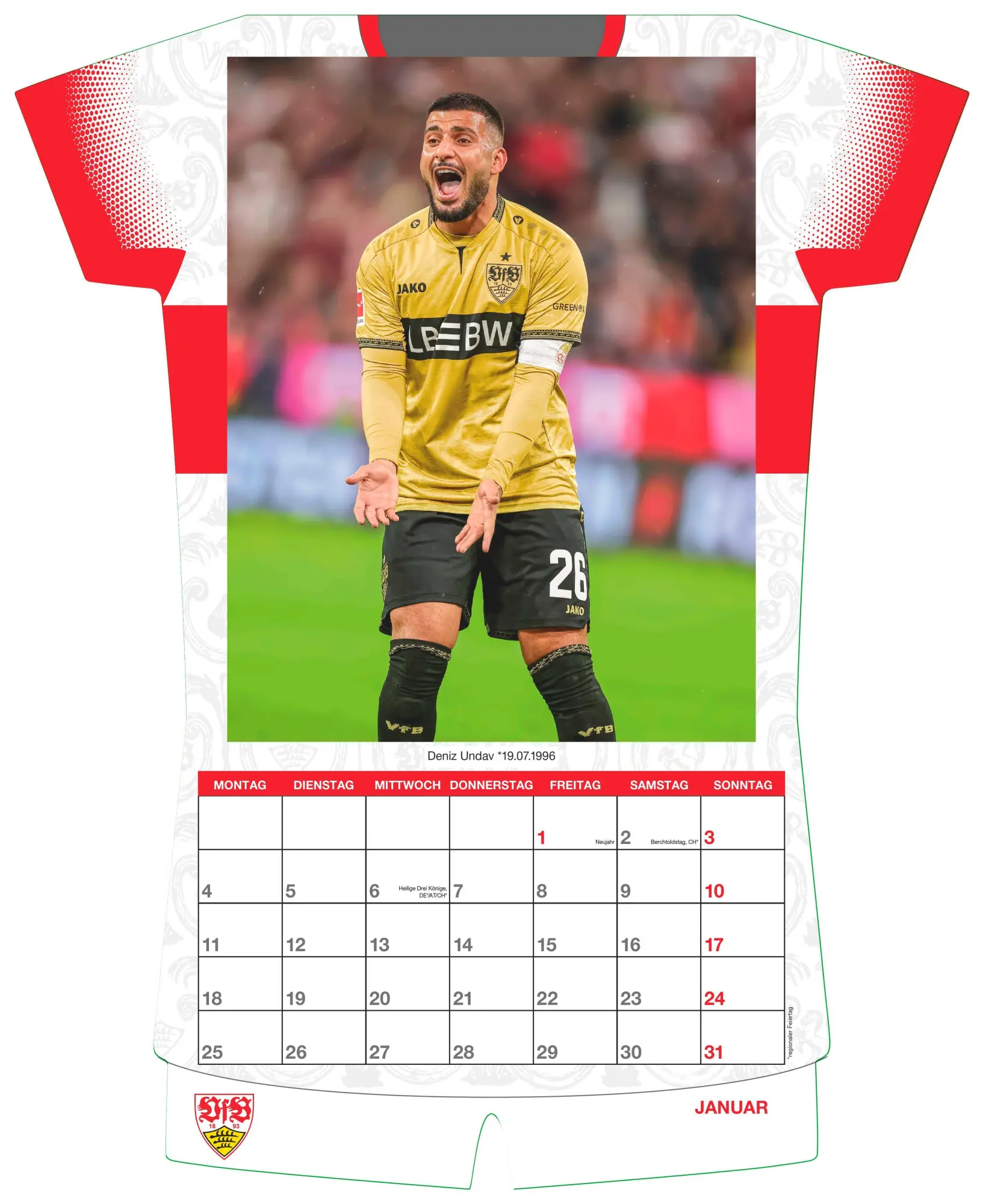 Bild: 4069095014831 | VfB Stuttgart 2027 | Neumann Verlage GmbH &amp; Co KG | Kalender | 14 S.