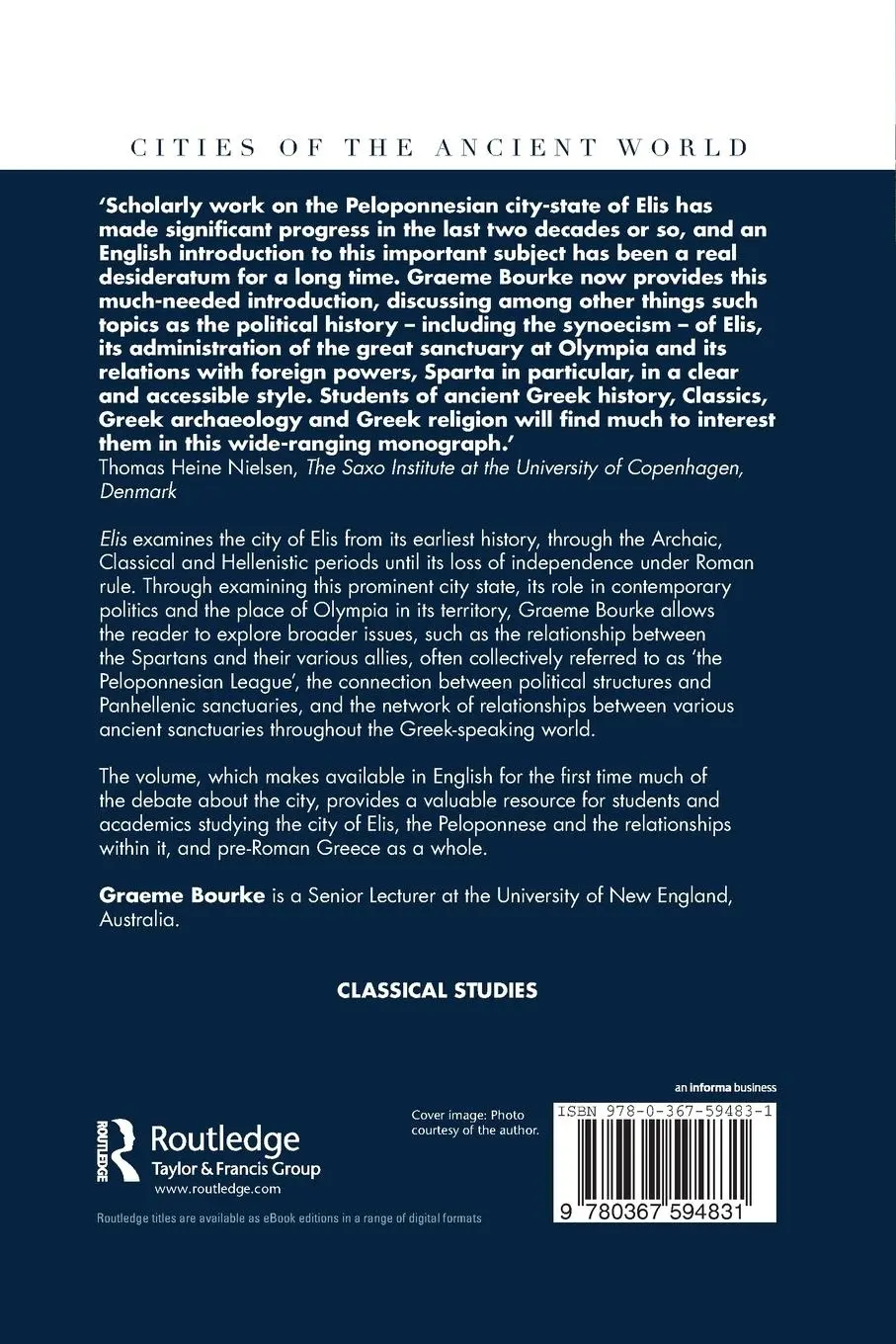 Rückseite: 9780367594831 | Elis | Internal Politics and External Policy in Ancient Greece | Buch