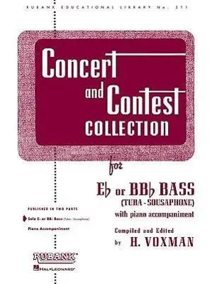 Cover: 9781423444831 | Concert and Contest Collection for Bass/Tuba (B.C.) | Solo Book Only