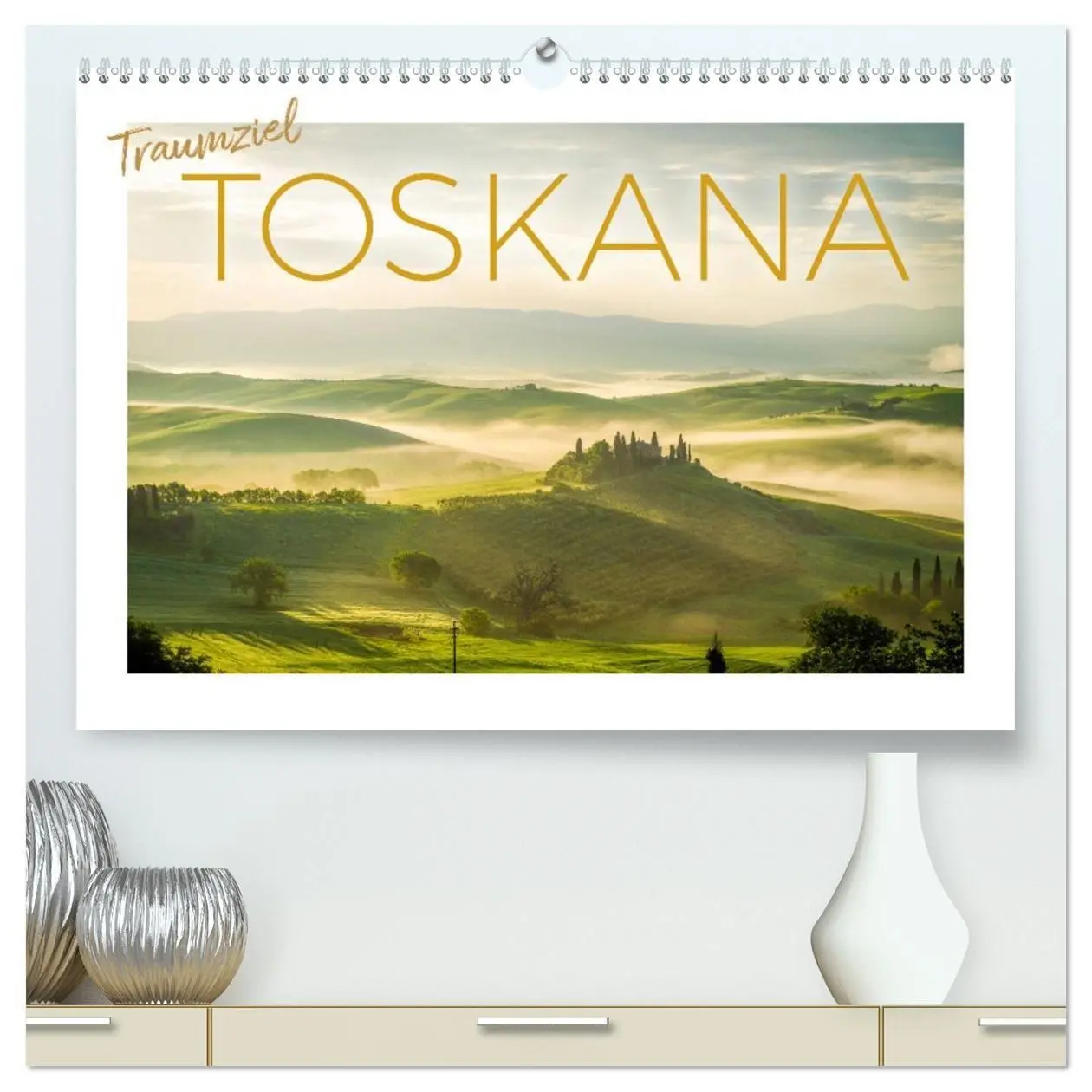 Cover: 9783457384831 | Traumziel Toskana (hochwertiger Premium Wandkalender 2026 DIN A2...